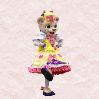 Mascotte Oursonne - Cindy Corvey-Biron - La Mascotterie