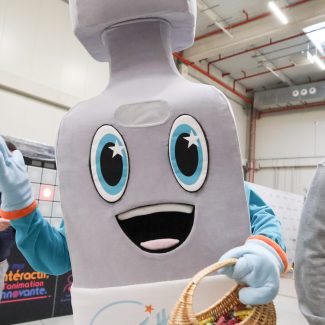 Coucou mascotte Unither - La Mascotterie - Cindy Corvey-Biron