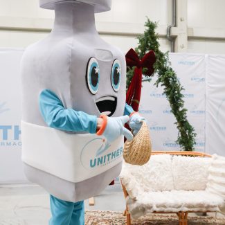 La mascotte sur mesure Unither - Cindy Corvey-Biron - La Mascotterie